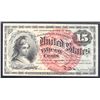 Image 4 : 1870's US Fractional Currency 15¢ Fourth Issue Fr-1269 Blue Right End Graded au58 EPQ By PMG