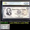 Image 1 : PCGS  1890 $1 Bureau of Engraving & Printing Treasury Note Graded cu63 PPQ By PCGS