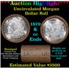 ***Auction Highlight*** 1879 & CC Uncirculated Morgan Dollar Shotgun Roll (fc)