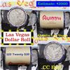***Auction Highlight*** Full Morgan/Peace Casino Las Vegas Aladdin silver $1 roll $20, 1878 & CC end