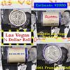 ***Auction Highlight*** Old Casino 50c Roll $10 Halves Las Vegas Casino Aladdin 1946 Walker & 1961 F