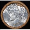 Image 2 : ***Auction Highlight***  AU/BU Slider Shotgun Peace $1 Roll 1922 & P Ends Virtually UNC (fc)