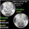 1885-p vam IG I2 R5 Morgan Dollar $1 Grades GEM+ Unc