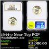 Image 1 : ***Auction Highlight*** NGC 1944-p Washington Quarter Near Top POP 25c Graded ms67 By NGC (fc)