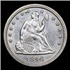 Image 2 : ***Auction Highlight*** 1846-p Seated Liberty Quarter 25c Graded Select+ Unc By USCG (fc)