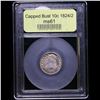 Image 4 : ***Auction Highlight*** 1824/2 Capped Bust Dime 10c Graded BU+ By USCG (fc)