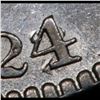 Image 6 : ***Auction Highlight*** 1824/2 Capped Bust Dime 10c Graded BU+ By USCG (fc)