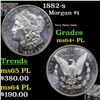 Image 1 : 1882-s Morgan Dollar $1 Grades Choice Unc+ PL