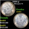 Image 1 : 1886-p Morgan Dollar $1 Grades Select+ Unc