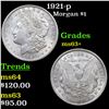 Image 1 : 1921-p Morgan Dollar $1 Grades Select+ Unc