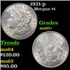 Image 1 : 1921-p Morgan Dollar $1 Grades Select+ Unc