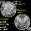 Image 1 : 1884-o Morgan Dollar $1 Grades Select+ Unc