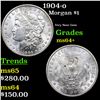 Image 1 : 1904-o Morgan Dollar $1 Grades Choice+ Unc