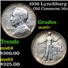 Image 1 : 1936 Lynchburg Old Commem Half Dollar 50c Grades Select+ Unc