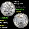 Image 1 : 1880-o Morgan Dollar $1 Grades Select Unc