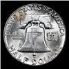 Image 3 : 1955-p Franklin Half Dollar 50c Grades Select Unc+ FBL
