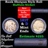 Image 1 : Buffalo Nickel Shotgun Roll in old Bell Telephone Bank Wrapper 1917 & d Mint Ends