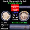 Image 1 : Buffalo Nickel Shotgun Roll in old Bell Telephone Bank Wrapper 1929 & s Mint Ends