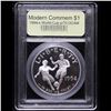 Image 2 : Proof 1994-s World Cup Modern Commem Dollar $1 Graded GEM++ Proof Deep Cameo By USCG
