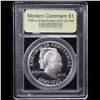 Image 2 : Proof 1990-p Eisenhower Modern Commem Dollar $1 Graded GEM++ Proof Deep Cameo By USCG