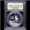 Image 2 : Proof 1986-s Statue Of Liberty Modern Commem Dollar $1 Graded GEM++ Proof Deep Cameo By USCG