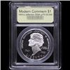 Image 2 : Proof 1993-S Jefferson Modern Commem Dollar $1 Graded GEM++ Proof Deep Cameo By USCG