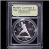 Image 2 : Proof 1992-s Olympic Modern Commem Dollar $1 Graded GEM++ Proof Deep Cameo By USCG