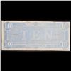 Image 3 : 1864 $10 Confederate Note, T-68 Grades Select AU