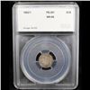 Image 4 : 1862/1 Three Cent Silver FS-301 3cs Graded ms66 BY SEGS