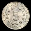Image 3 : 1869 Shield Nickel 5c Graded ms66 BY SEGS