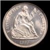 Image 2 : 1866-p Seated Liberty Half Dime TOP POP! 1/2 10c Graded ms68 BY SEGS