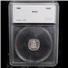 Image 4 : 1866-p Seated Liberty Half Dime TOP POP! 1/2 10c Graded ms68 BY SEGS