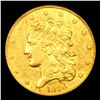 Image 2 : 1836 Classic Head $5 Gold Half Eagle Graded Select Unc By USCG
