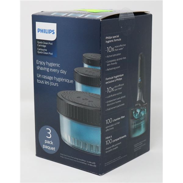 PHILIPS QUICK CLEAN POD CARTRIDGE 3 PACK
