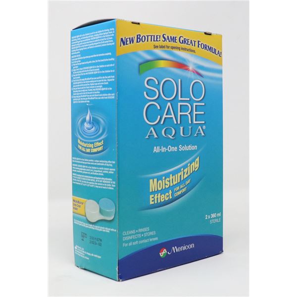 SOLO CARE AQUA ALL-IN-ONE SOLUTION 2 X 360ML