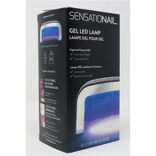 SENSATIONAL GEL LED LAMP / USB & ADAPTER