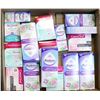 Image 1 : FLAT LOT OF ASSORTED FEMININE HYGIENE PRODUCTS