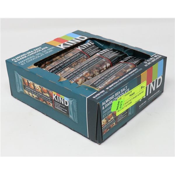 CASE OF KIND NUT BARS ALMOND SEA SALT & DARK