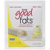 Image 1 : CASE OF GOOD FATS KETO SNACK BARS LEMON MOUSSE