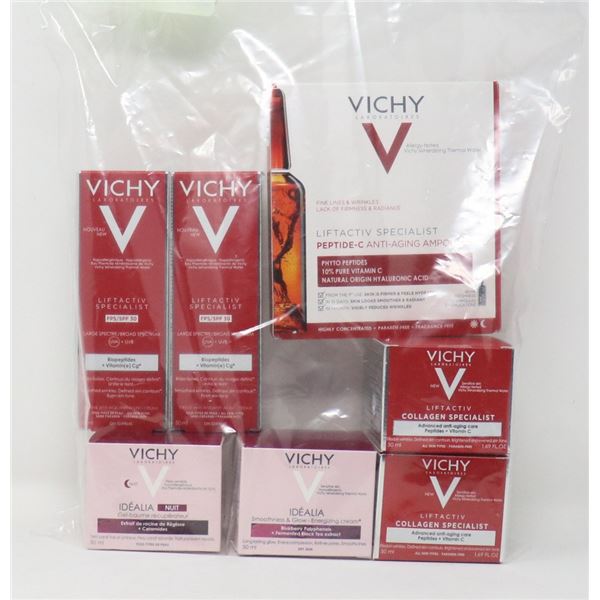 BAG LOT OF ASSORTED VICHY PRODUCTS