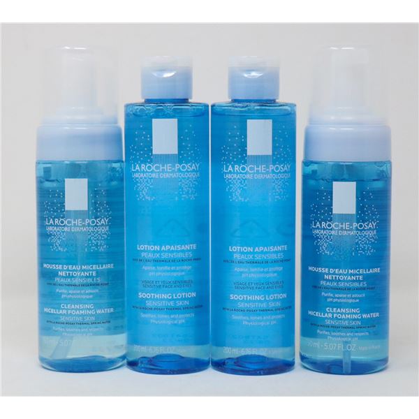 4 BOTTLES OF LA ROCHE-POSAY