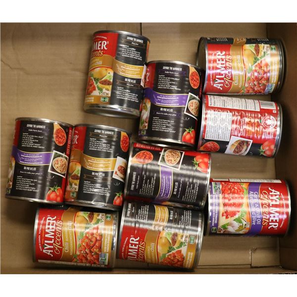 FLAT LOT OF ASSORTED STEWED TOMATOES