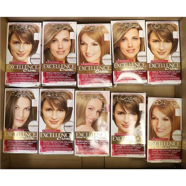 FLAT LOT OF LOREAL EXCELLENCE HAIR COLOR