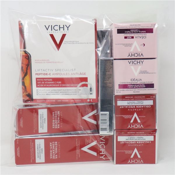 BAG LOT OF ASSORTED VICHY PRODUCTS