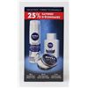 Image 1 : NIVEA 3-IN-1 PACK INCLUDING SHAVING FOAM, AFTER