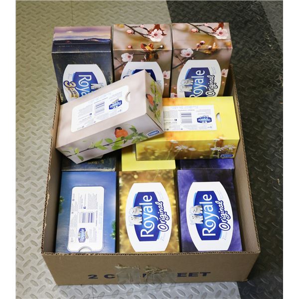 12 BOXES OF ROYALE TISSUE PAPER