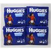 Image 1 : 4 PACKS OF HUGGIES OVERNIGHTS SIZE 5