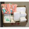 Image 1 : BOX LOT OF PAMPERS WIPES