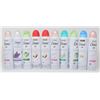 Image 1 : 10 CANS OF ASSORTED DOVE DRY SPRAY DEODORANT