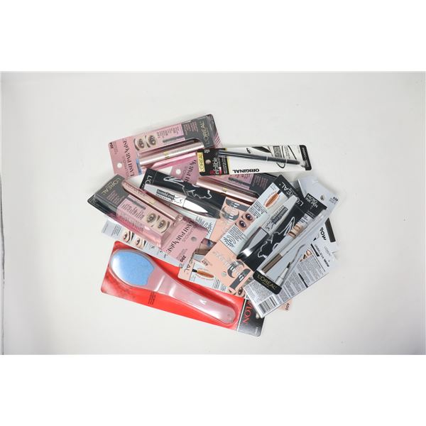 BAG LOT OF ASSORTED BEAUTY PRODUCTS